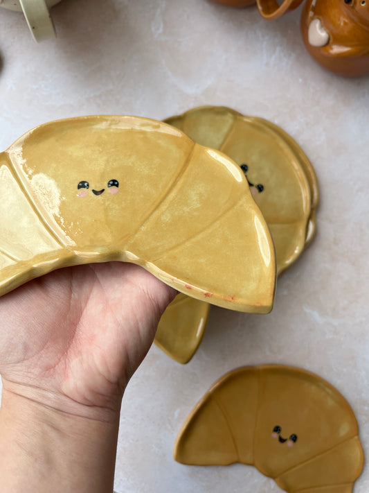 Assiette à croissant🥐(très léger défaut)