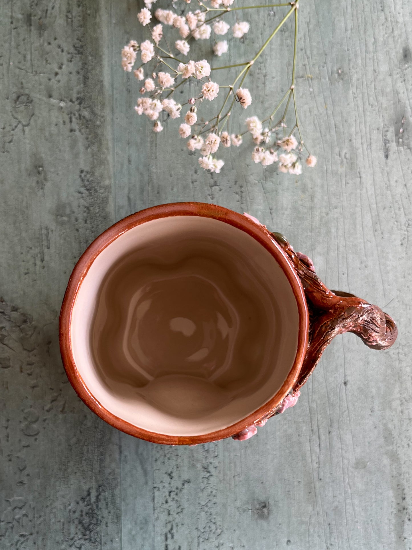 Mug Tronc d'arbre fleuri🦔🌸