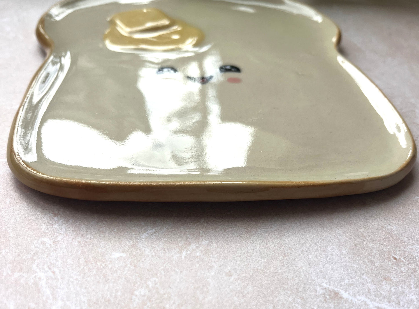 Assiette à tartine beurré🍞 (défaut 7)