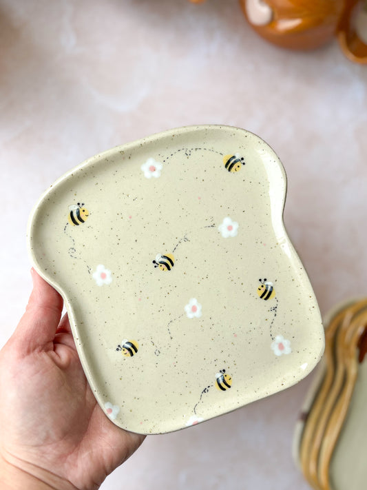 Assiette à tartine BZZBZZ🌼🐝