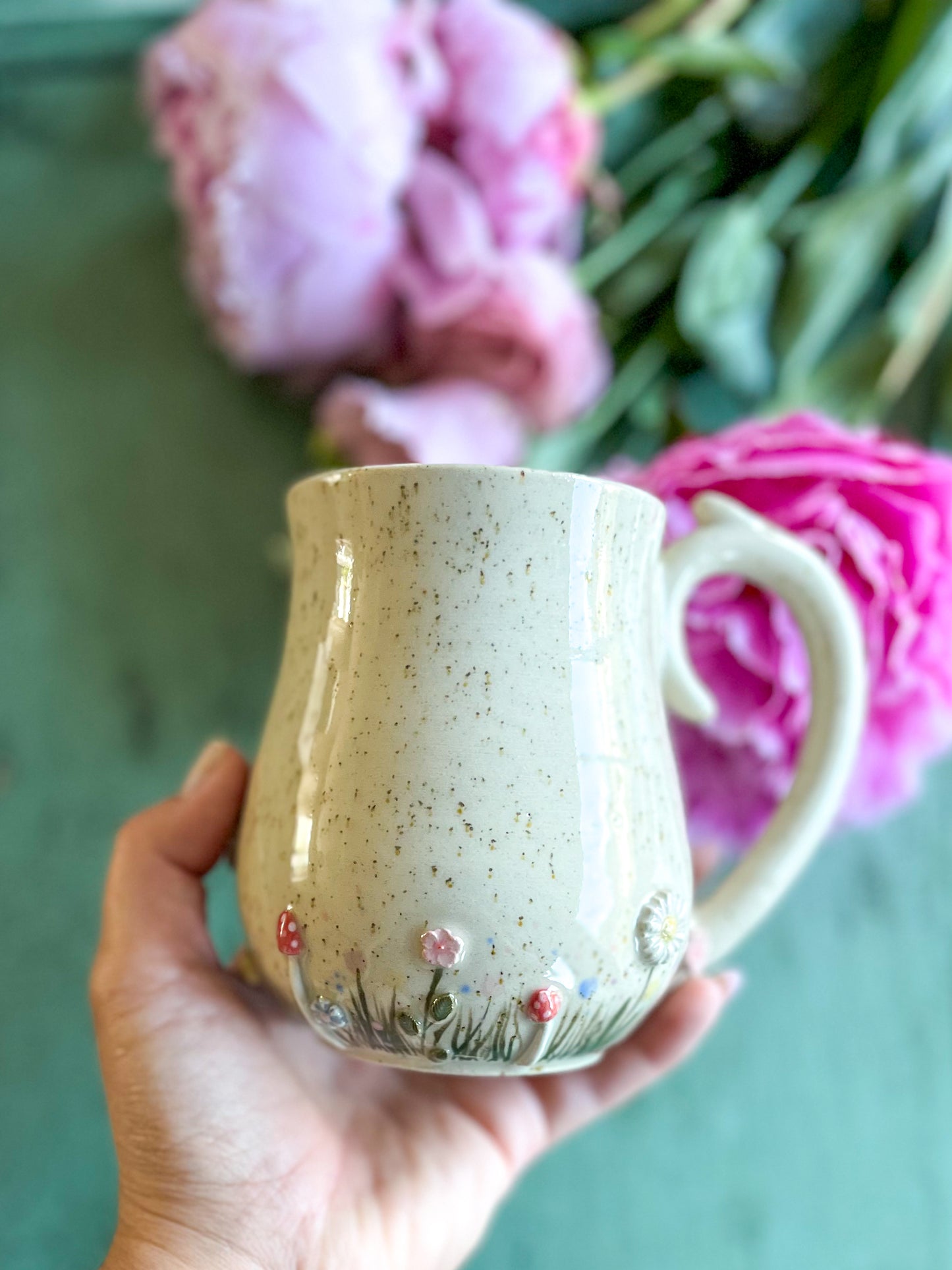 Mug hérisson 🦔🌸🍄