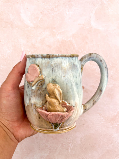 Mug lapinou printanier 💐🐇