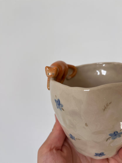 Mug Rouki yeux bleu🐈 (petit défaut)