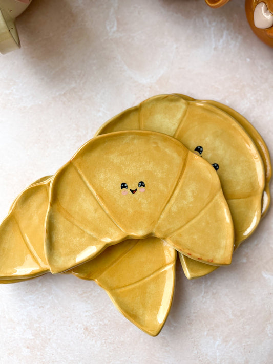 Assiette à croissant🥐(très léger défaut)