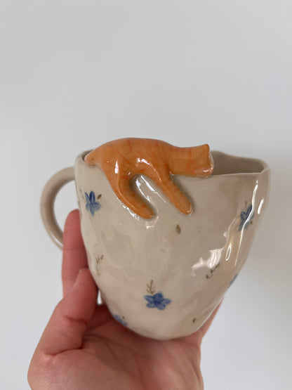 Mug Rouki yeux bleu🐈 (petit défaut)