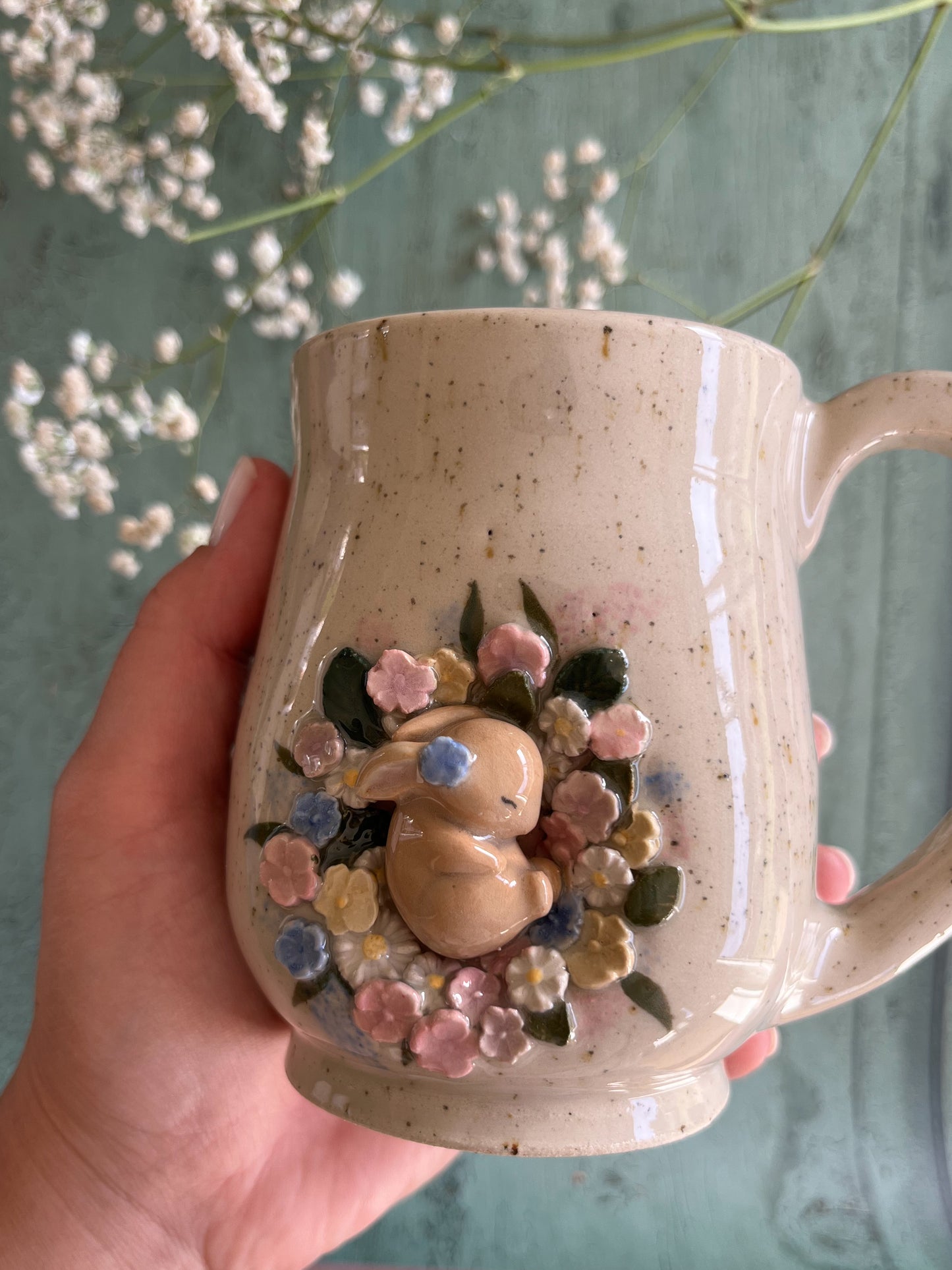 Mug lapinou endormi