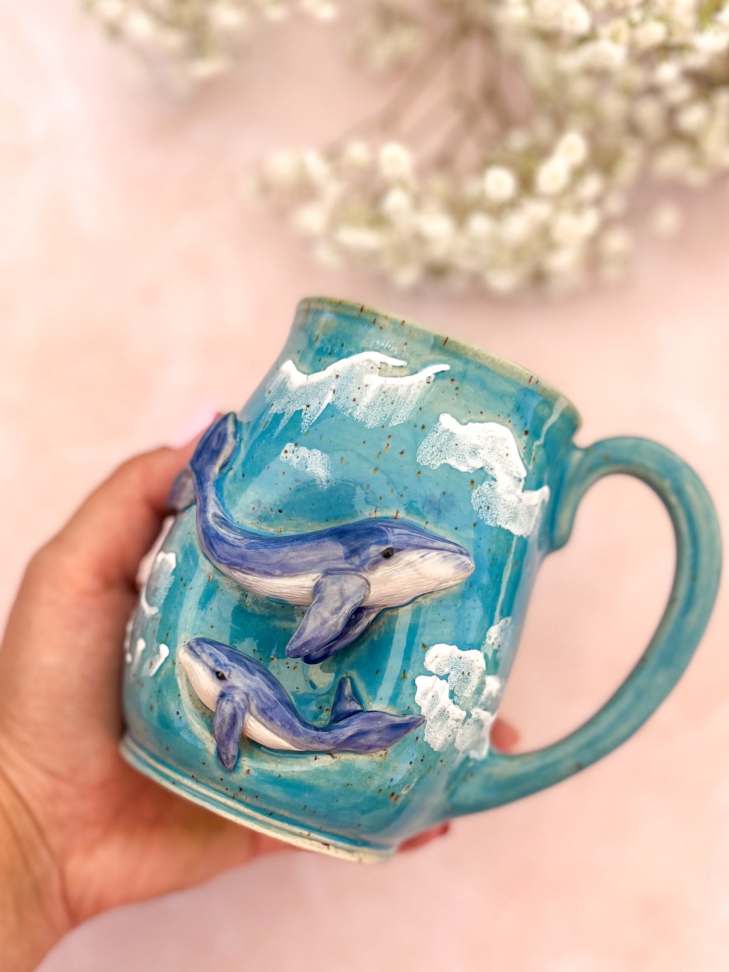 Mug baleine et son bébé🐋💙
