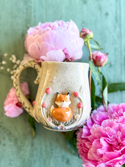 Mug renard printanier 🦊🍄