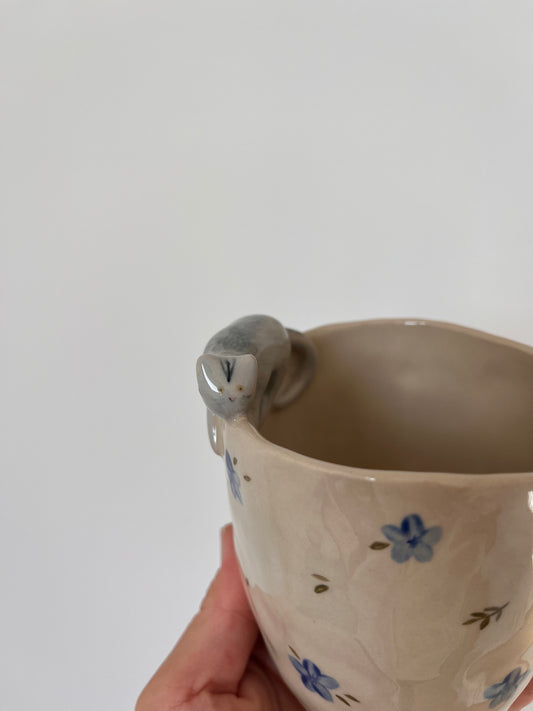 Mug Rouki gris🐈 (défaut)