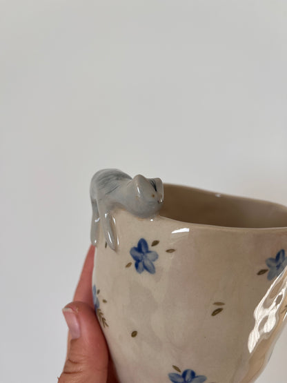 Mug Rouki gris🐈 (défaut)