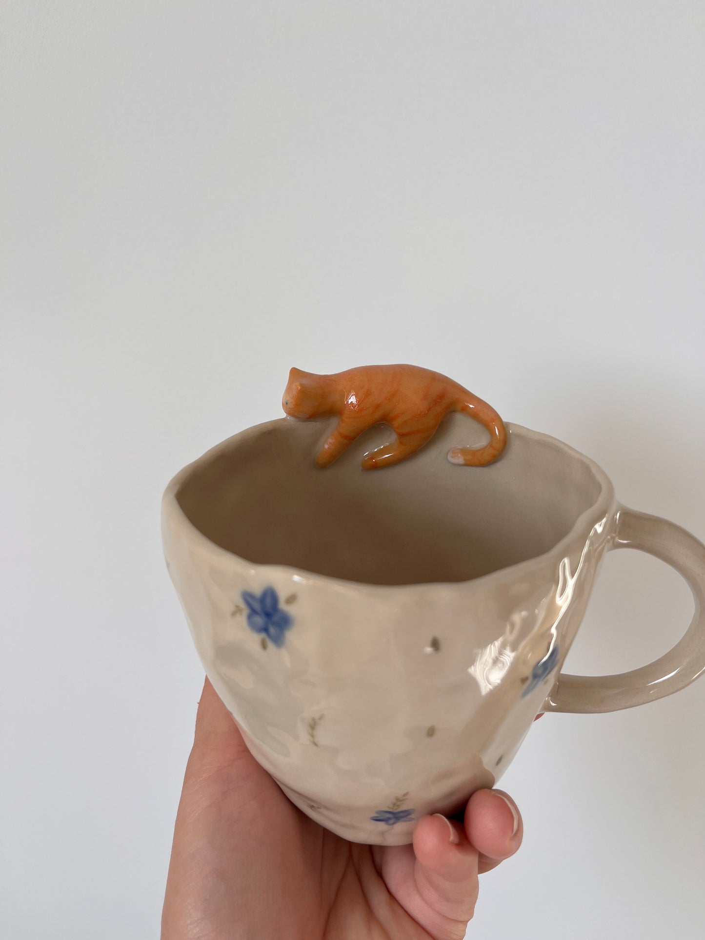 Mug Rouki yeux bleu🐈 (petit défaut)