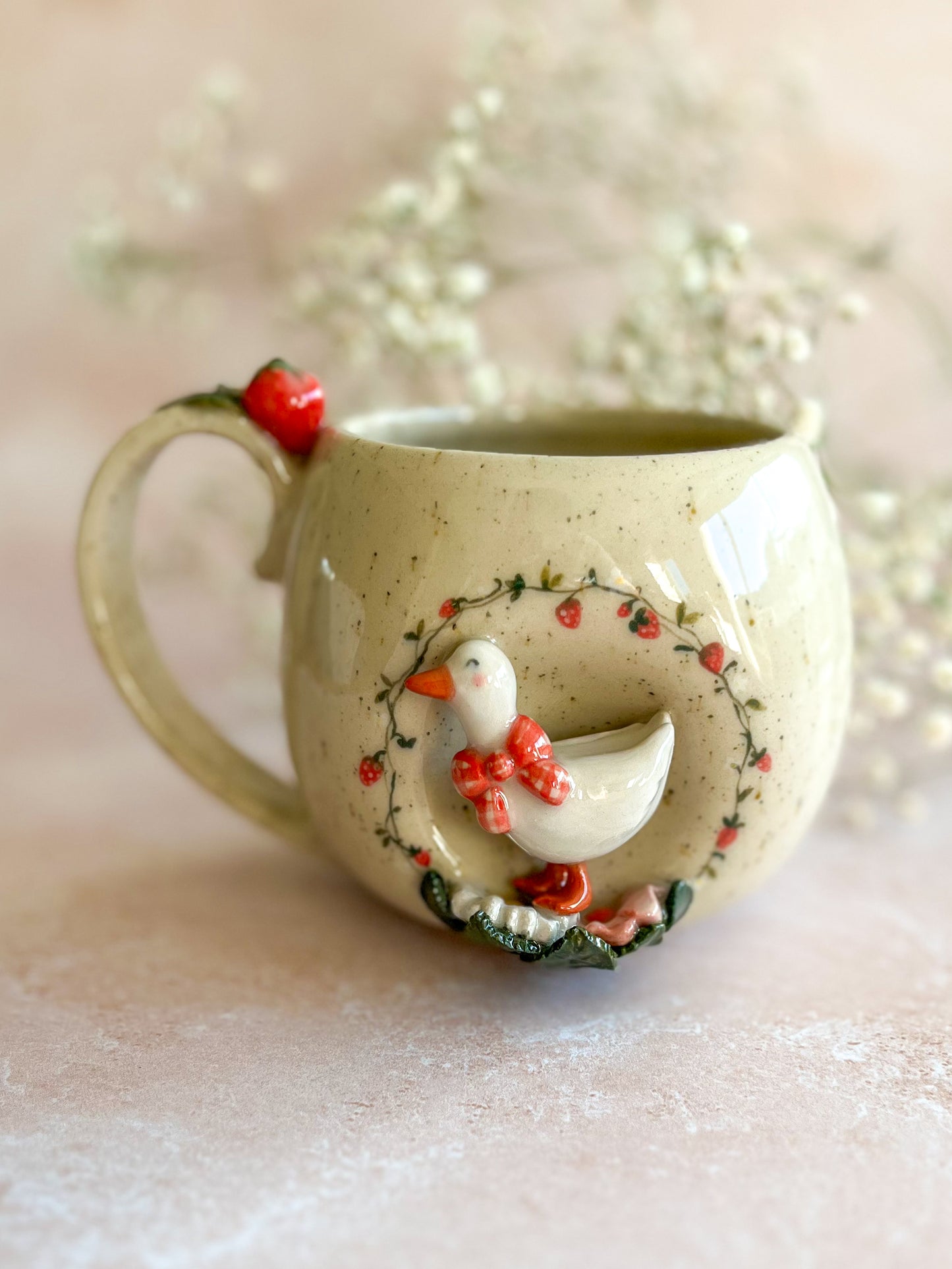 Mug oie et fraise 🪿🍓