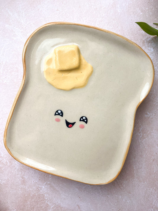 Assiette à tartine beurré🍞 (défaut 4)
