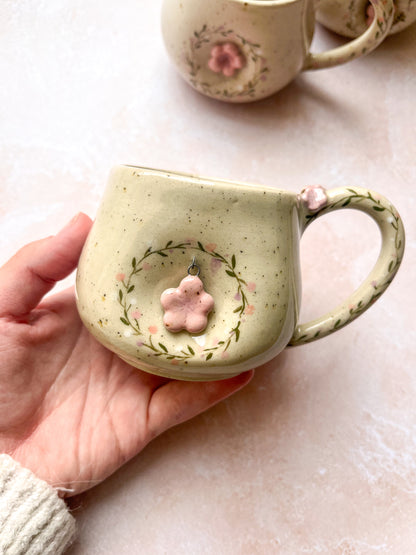 Tasse perle de fleur🌸🌼💐