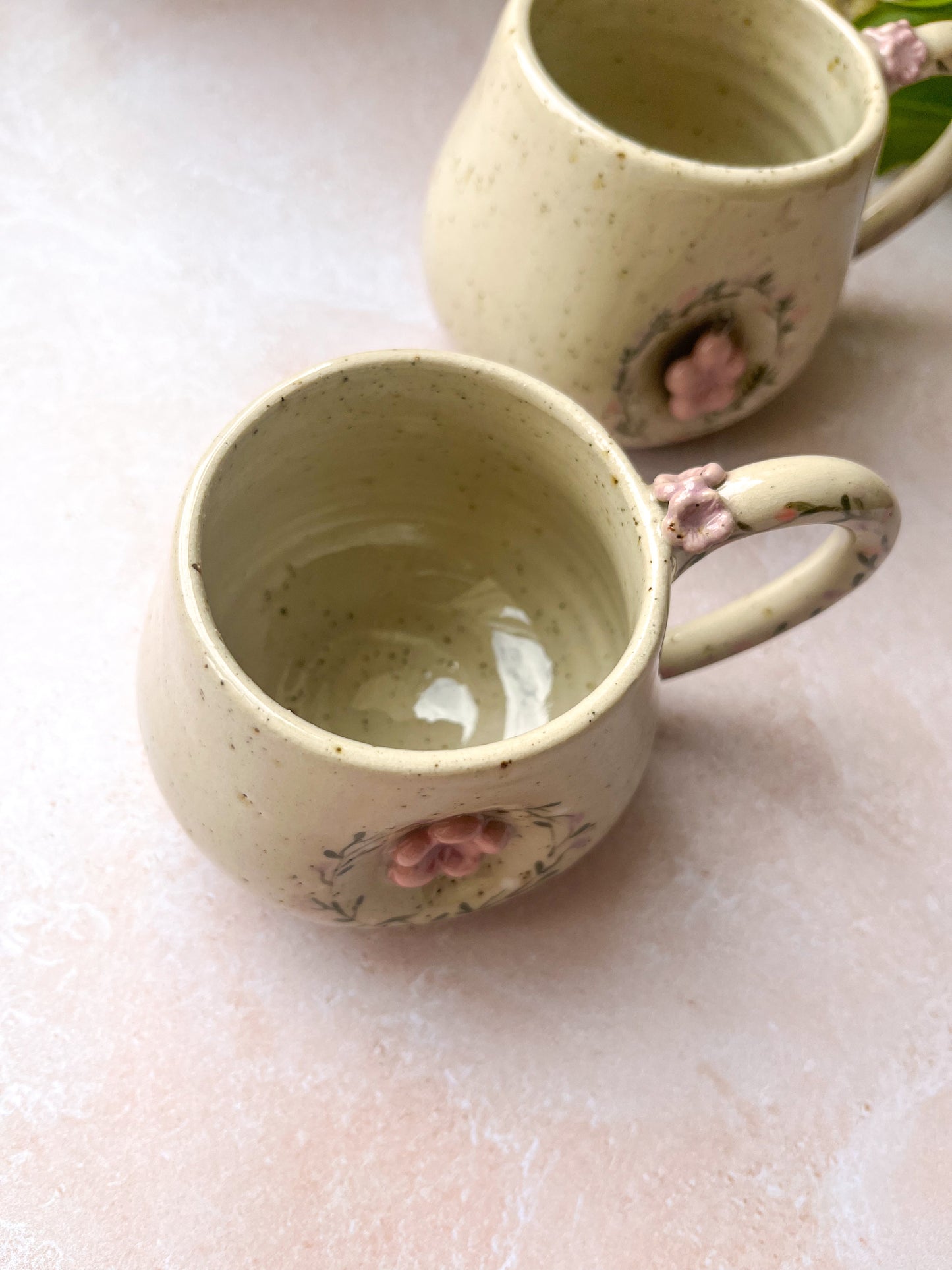 Tasse perle de fleur🌸🌼💐
