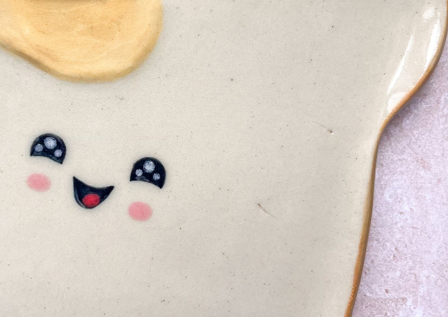 Assiette à tartine beurré🍞 (défaut 7)