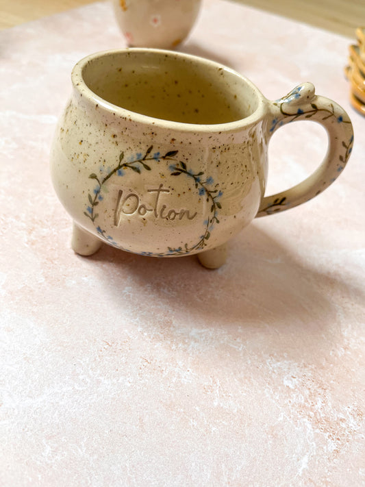 Chaudron fleuri "Potion"