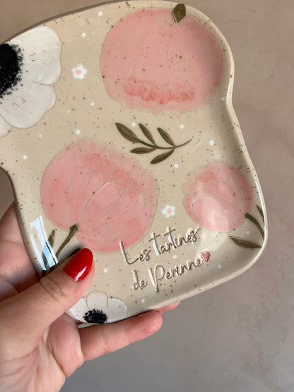 Assiette à tartine Flower🌸🌼