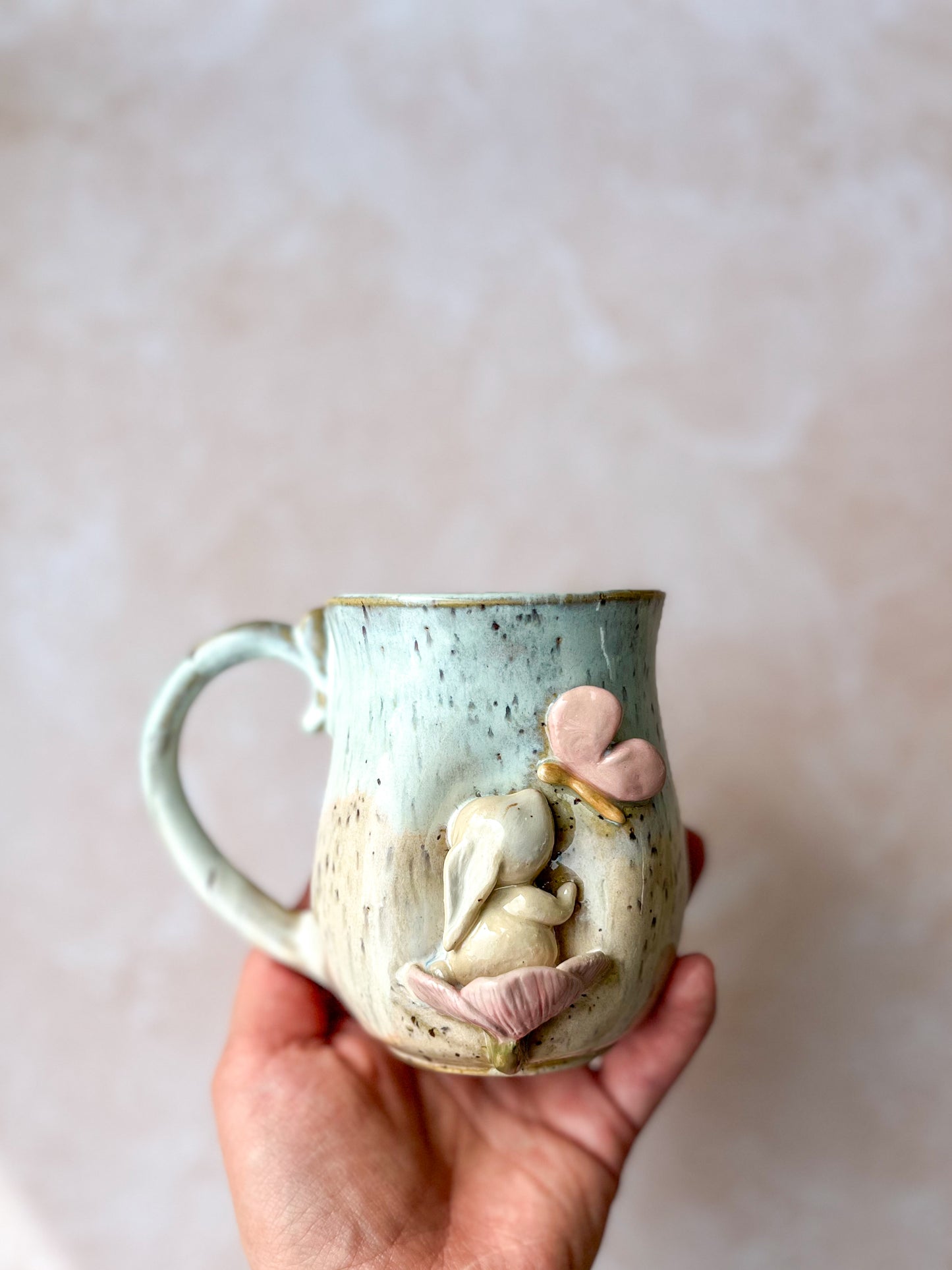 Mug lapinou printanier 💐🐇