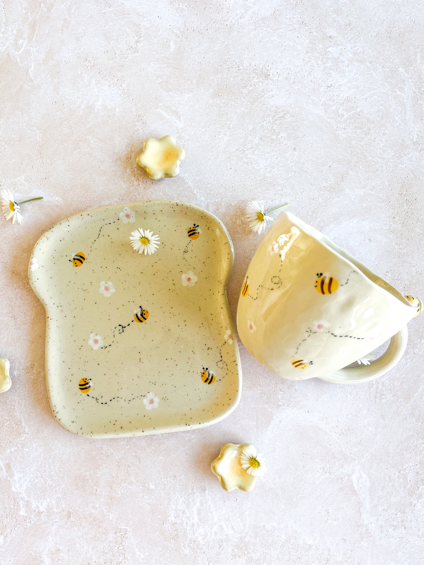 Assiette à tartine BZZBZZ🌼🐝