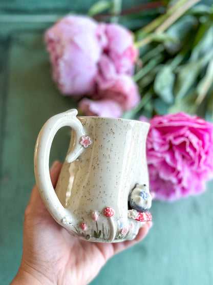 Mug hérisson 🦔🌸🍄